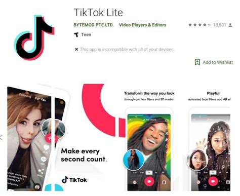 Download TikTok Lite .